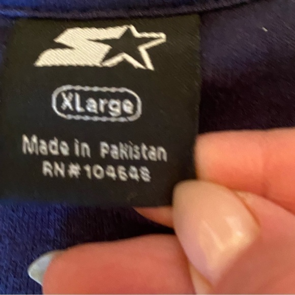 Vintage University of Michigan Starter Long Sleeve Logo T-Shirt - Picture 4 of 4